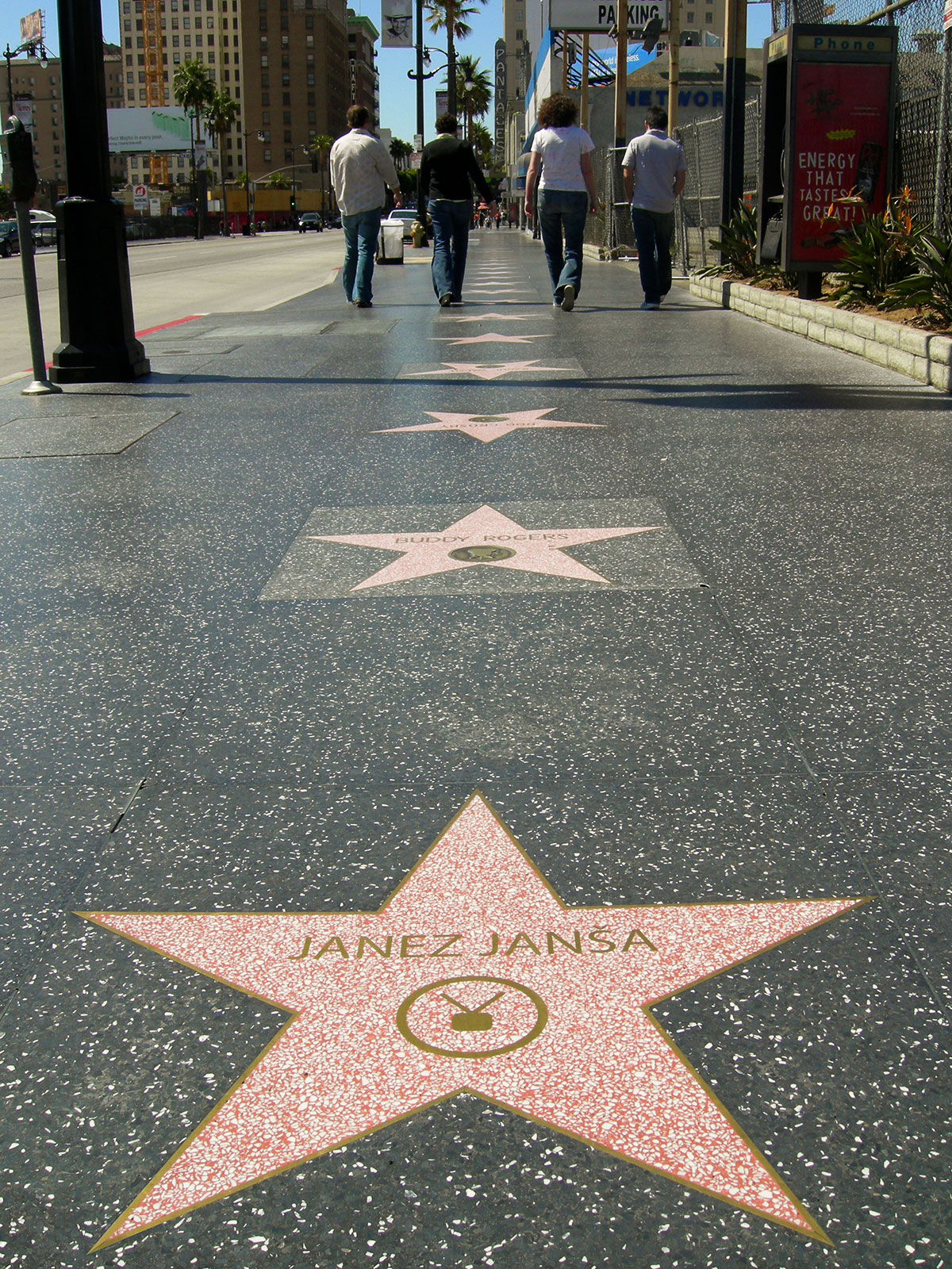Signature (Hollywood Walk of Fame), Los Angeles, 2007
